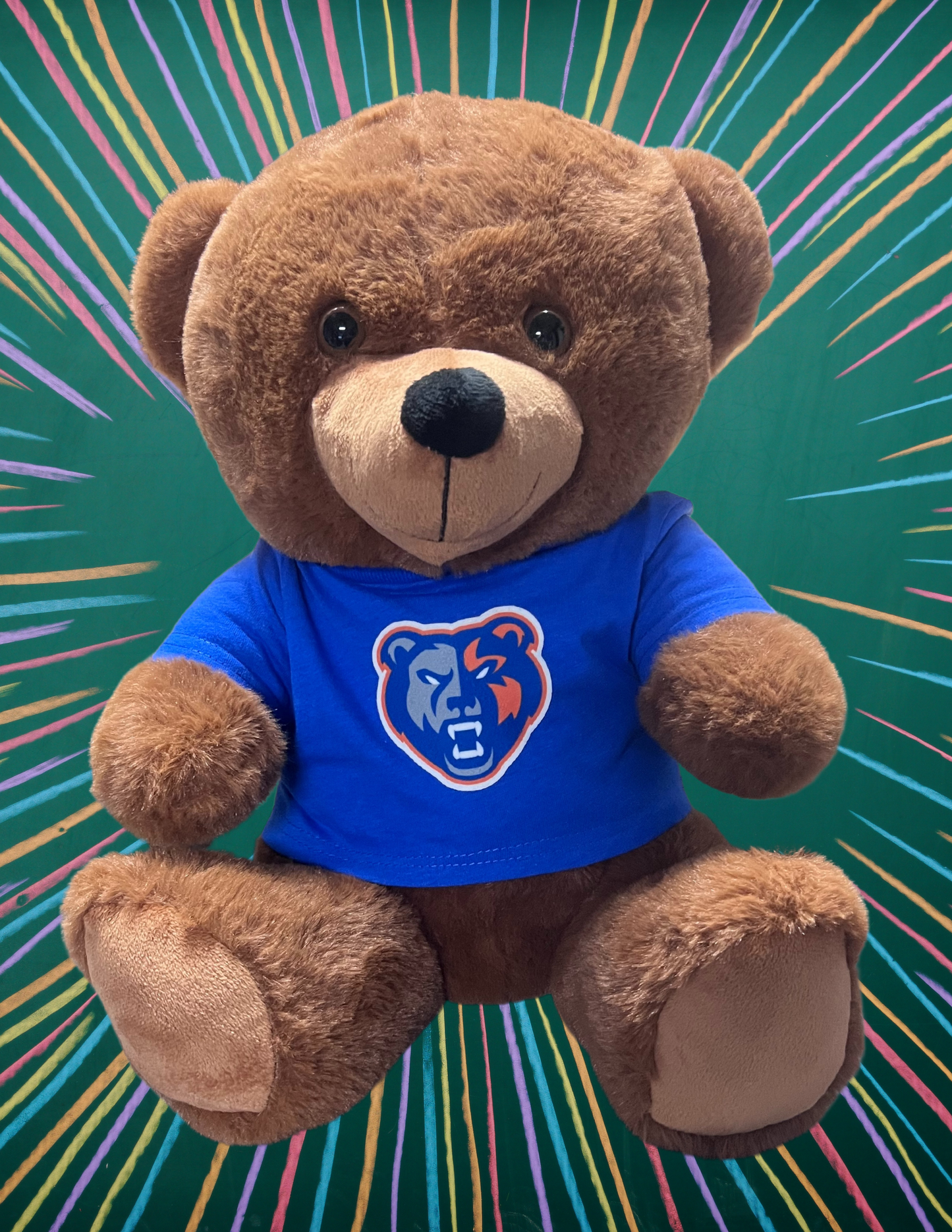 14" GOHS Bear - Grizzly Logo - Blue Shirt