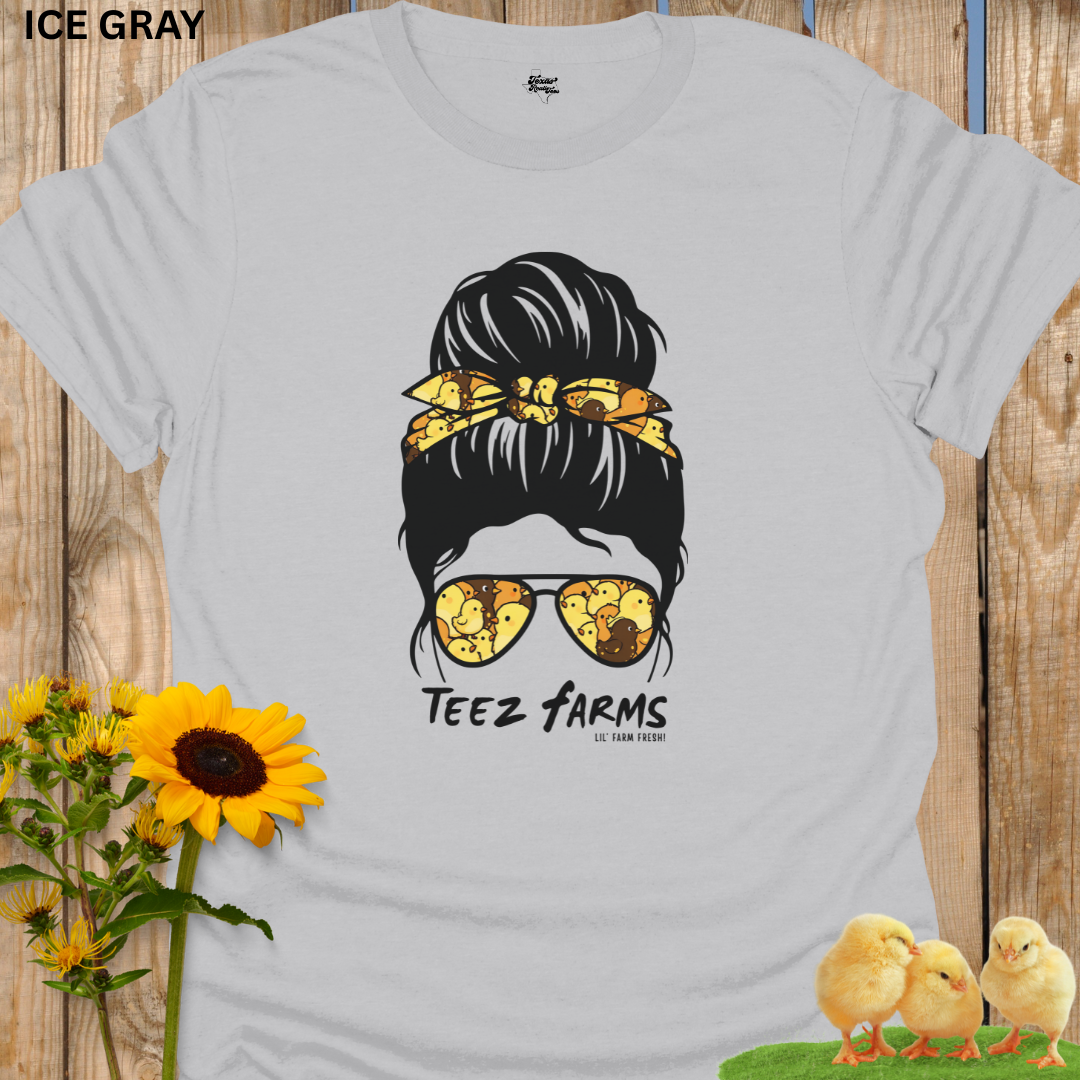 Teez Farms Baby Chicks Messy Bun