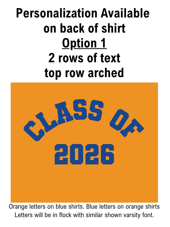 14" GOHS Bear - GO Logo - Orange Shirt - PERSONALIZE!