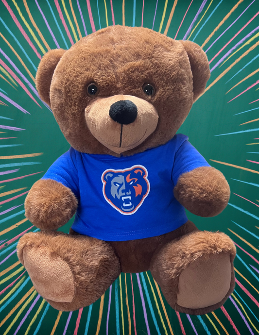 14" GOHS Bear - Grizzly Logo - Blue Shirt