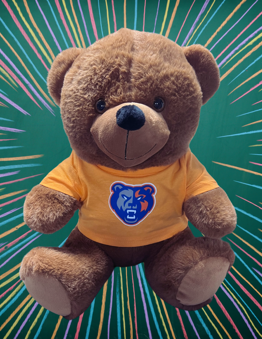 14" GOHS Bear - Grizzly Logo - Orange Shirt