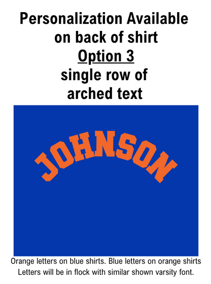 14" GOHS Bear - GO Logo - Blue Shirt - PERSONALIZE !